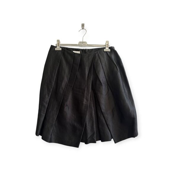 Dries Van Noten Black Faux Wrap A line Skirt,  Size 40EU - Picture 1 of 12